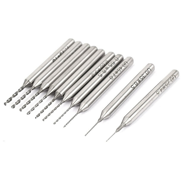 Hole Diameter : 0.25mm Mini Twist Drill Bit Tungsten for The CNC 10pcs/set Hole Diameter : 0.25mm Mini Twist Drill Bit Tungsten for The CNC 10pcs/set